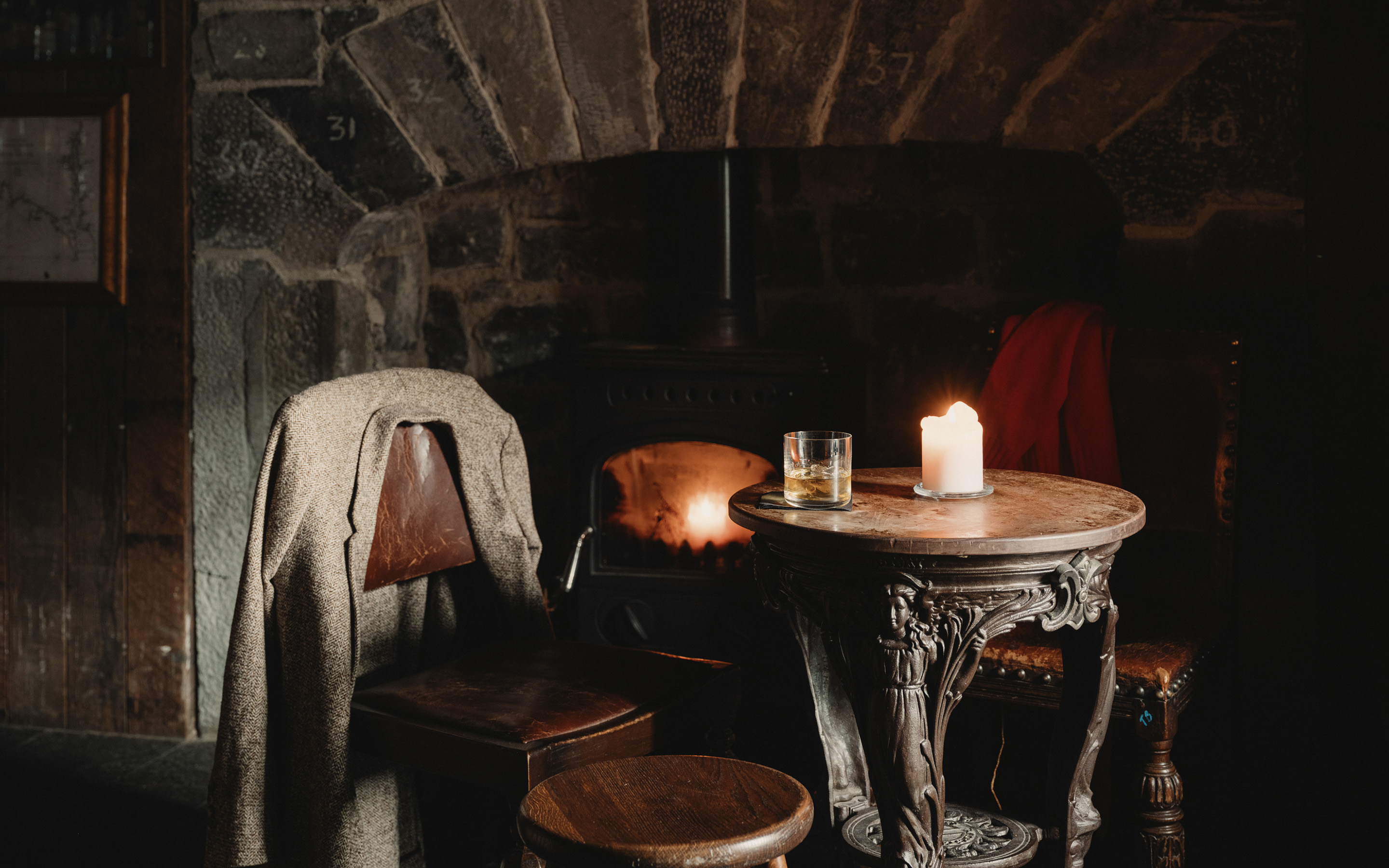 By The Fire In Peig's Snug Bar, at The Dean Galway