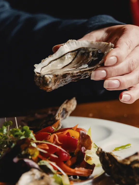 Oysters served at The Dean Galway