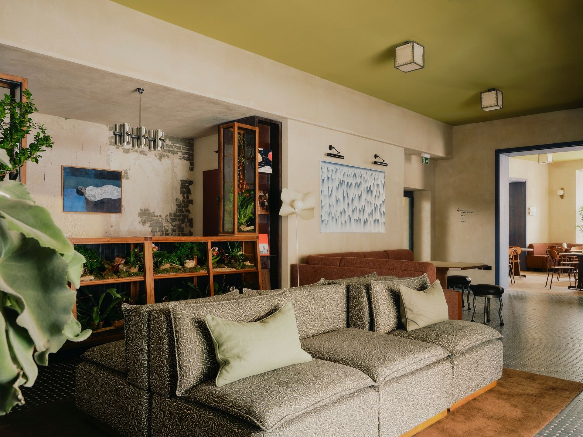 The Dean Berlin Lobby Seating Area looking towards reception