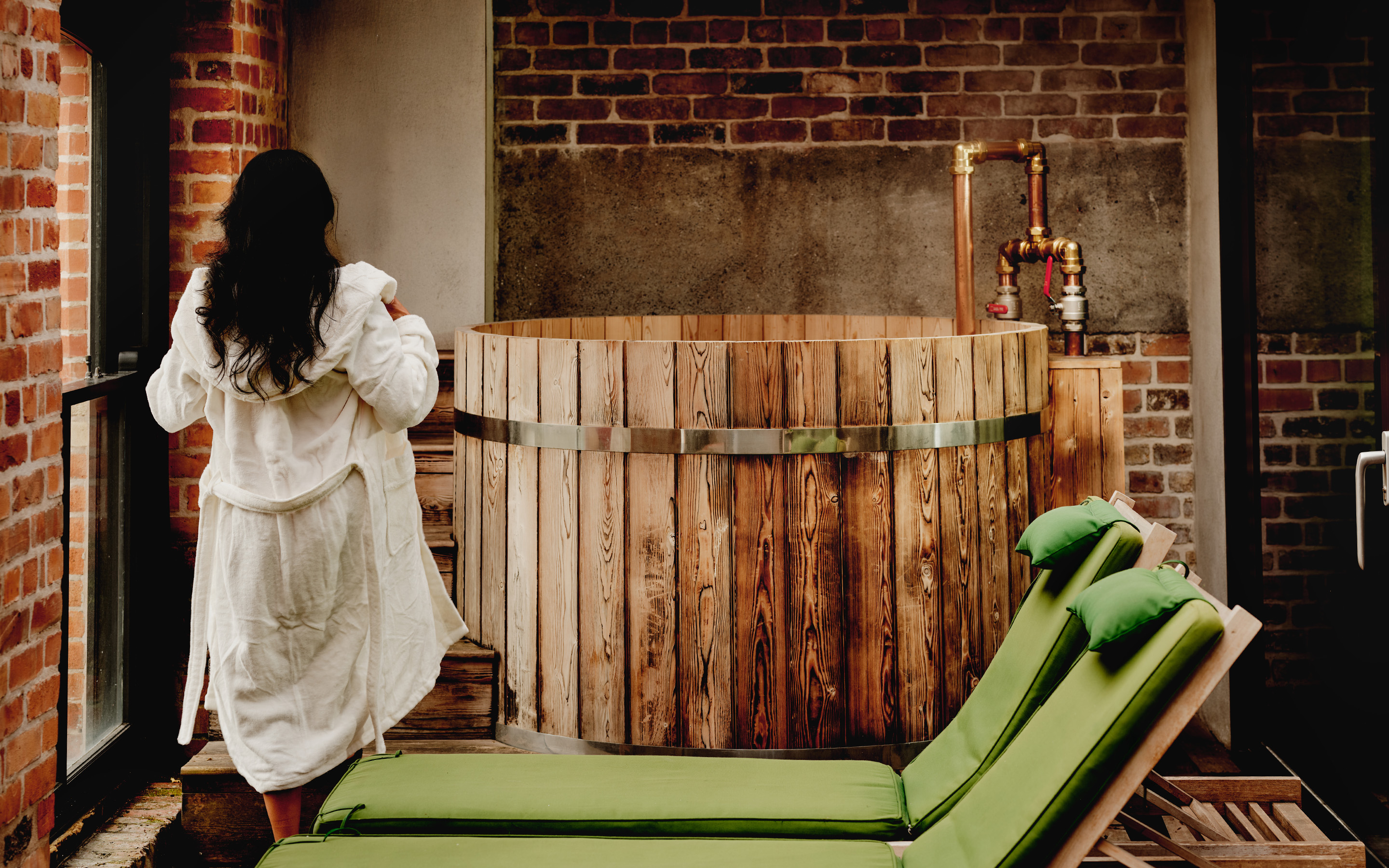 Hot Tub in the penthouse suite at The Dean Docklands